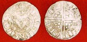 Henry III Long Cross Silver Penny 1414 - S1372 London - Walter