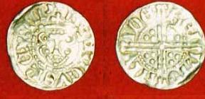 Henry III Long Cross Silver Penny 1434 - S1364 London - Henri - Rex:
