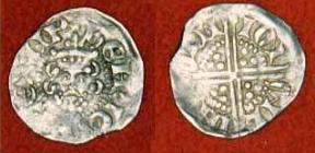 Henry III Long Cross Silver Penny - 1555 - S1363 Lincon - Ion