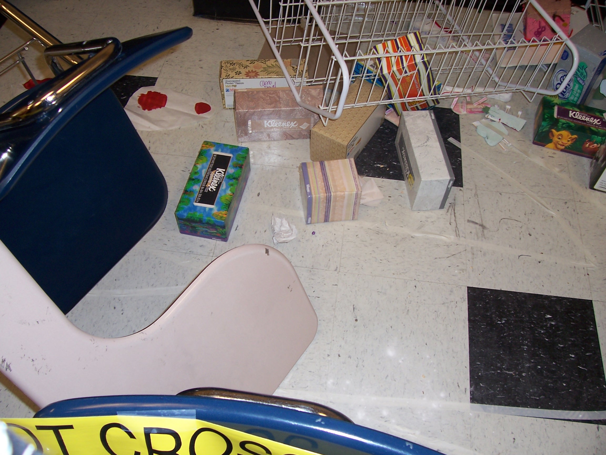This year's crime scene!