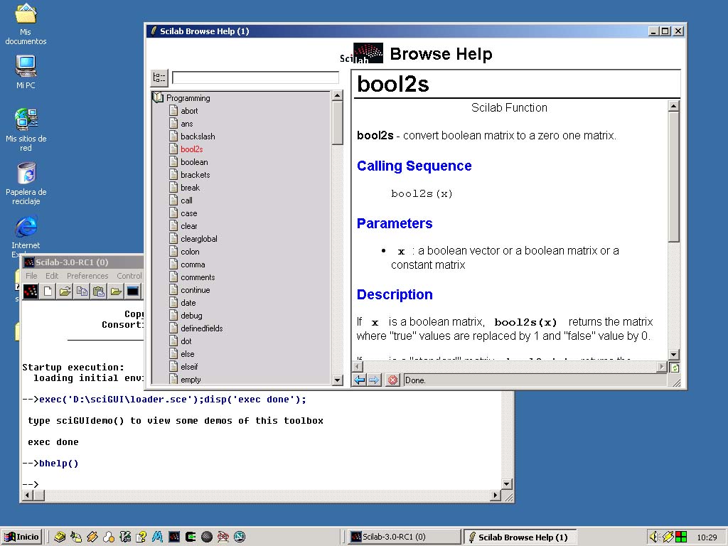 sciGUI scilab GUI toolbox