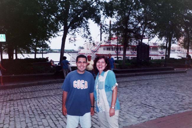 Con Mar�a Rea en Savannah