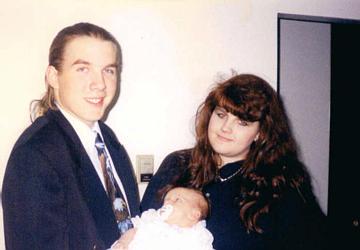Jaime & Scott at Ariel's Christening