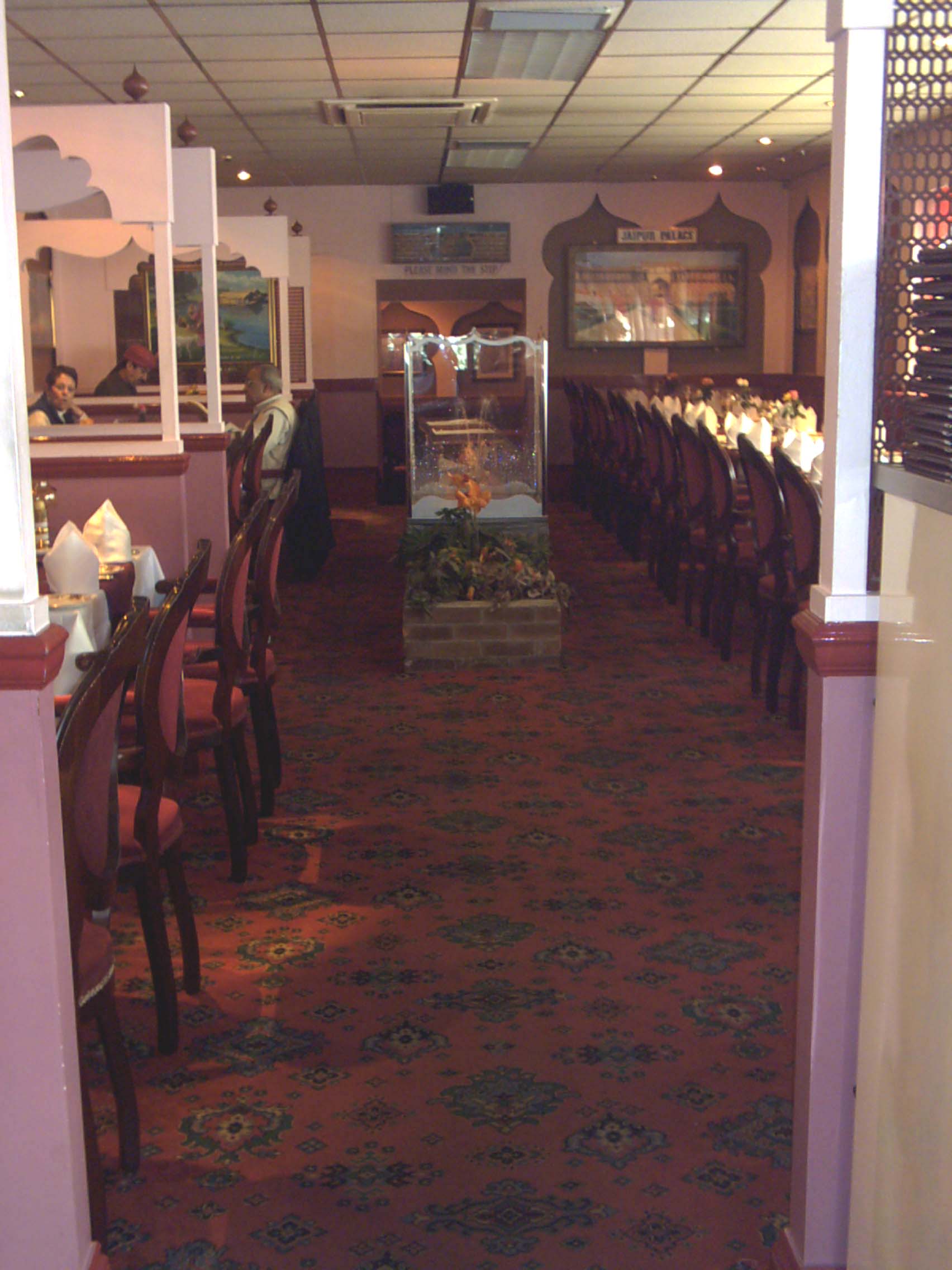 Inside the restaurant
