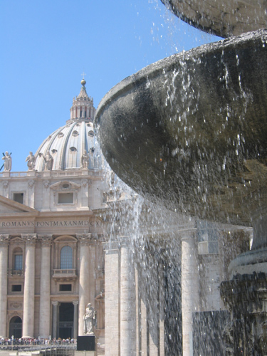 St. Peter's Basilica, the centerpiece of Vatican City, is the largest church in the world. I toured the interior, along with the Vatican museum while on a trip to Rome in 2004.