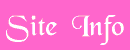 Information about this site, version history, site map, ME, support, etc. etc.