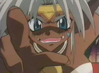 Aisha pointing