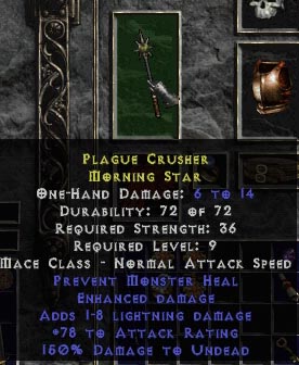 Plague Crusher Morning Star