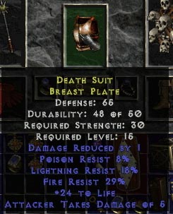 Death Suit Breast Plate