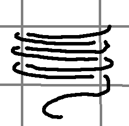 Fig 2: Darning stitch