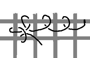 Fig 5: Interlock stitch, step 2