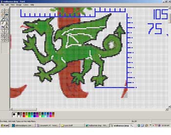 Gridded picture. Click on image for an enlargement