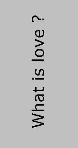 What is love ?