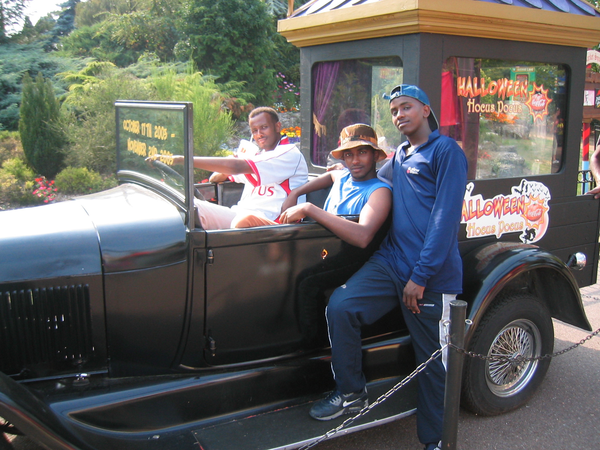 From Left to right.....Hassan, Me(Jamaal) and Rashid