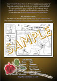 Map Your Wedding Flyer - Back