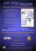 Map Your Wedding Flyer - Front