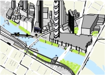 3D Map of Southbank