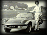 Jochen Rindt with his LOTUS ELAN!