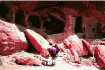 Tom Views Tableau at Cliff Dwelling