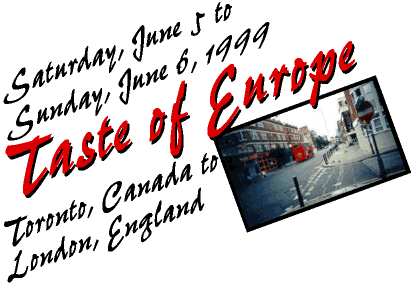 Toronto, Canada to London, England