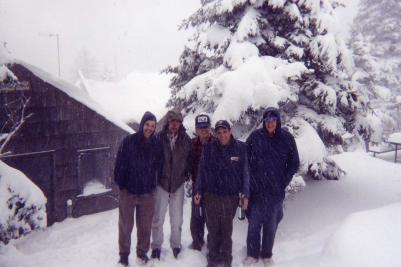 We came, we saw, doug caught a snowflake on his tongue.