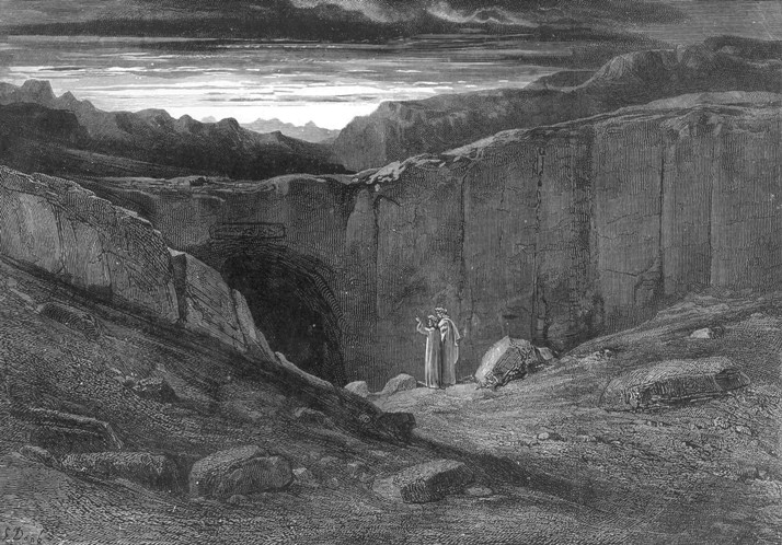 Dante - entry to the Inferno