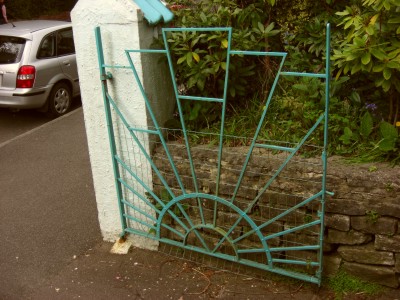 Gate at the Braidley Road house