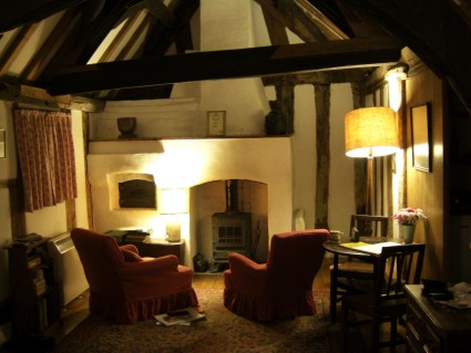 Inside - looking west