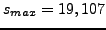 $s_{max} = 19,107$