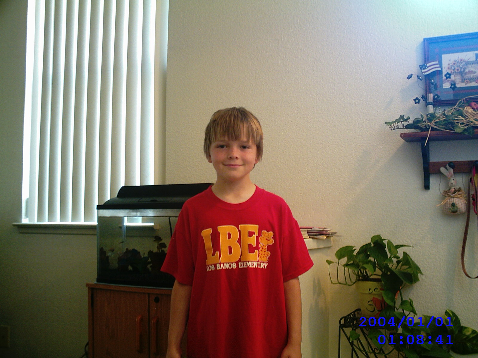 Timmy on his ninth birthday