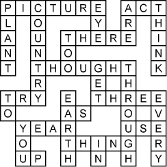 Easy English Grammar Crossword Puzzle