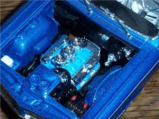 I really like the Pontiac Engine Blue.