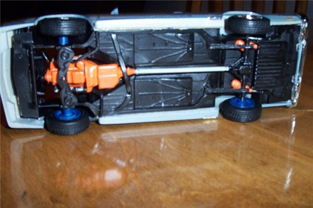 I painted the back shocks orange.