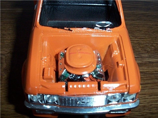 The engine is a 426 Hemi out of a 1970 Super Bird.