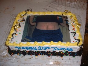 My 25th birthday cake, BITE ME.