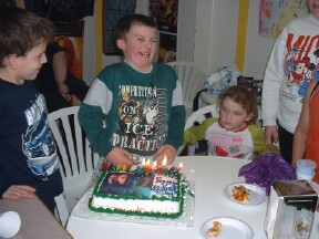 My 7th Birthday, The flames were just to much for me.