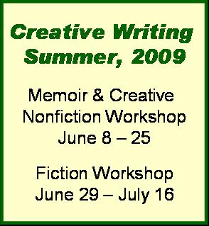 Click to go to Creative Writing Summer.