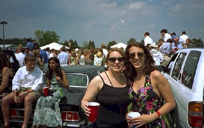 Abby and Tam at Fox Field Races