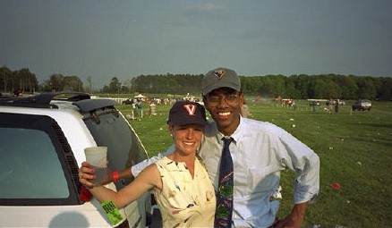 Courtney and Alex at Fox Field Races