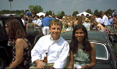 Dan and Sheryl at Fox Field Races