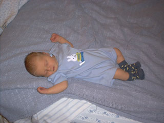 Marshall in his bunny