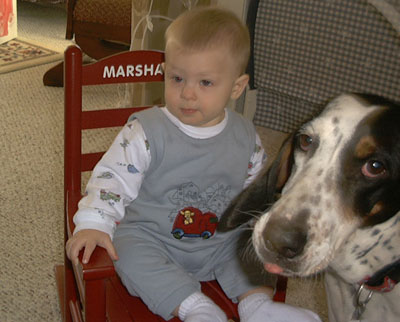 Marshall and Biskit - February 2002