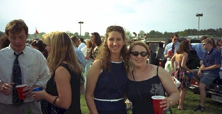 Maura and Abby at Fox Field Races