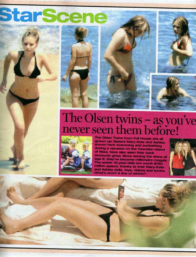 Twins bikini olsen Olsen Twins