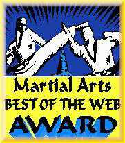 Perk's Martial Arts BEST OF THE WEB AWARD