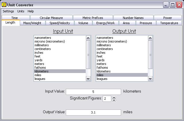 Unit Converter 2.2 screenshot