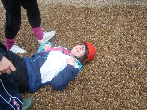 Picture of YL falling on the floor!!