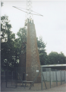 The climbing wall