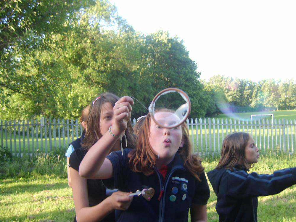 Blowing bubbles
