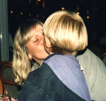 A little kiss for a little boy